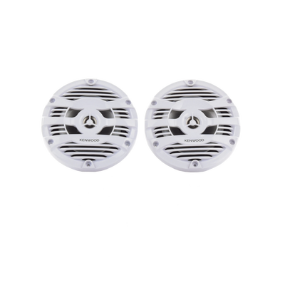 Par de altavoces fabricados en grado marinos en color blanco de 6.5" potencia máxima de 150 W