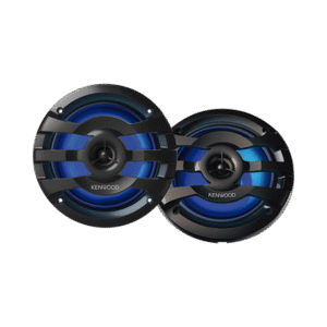 Par de altavoces fabricados en grado marinos en rejilla color negro de 6.5" con iluminación led, potencia máxima de 260 W