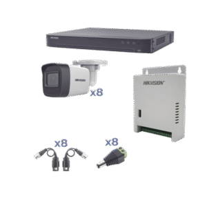 KIT TurboHD 1080p / DVR 8 Canales / 8 Cámaras Bala (exterior 2.8 mm) / Transceptores / Conectores / Fuente de Poder Profesional hasta 15 Vcc para Larga Distancia KIT TurboHD 1080p / DVR 8 Canales / 8 Cámaras Bala (exterior 2.8 mm) / Transceptores / Conectores / Fuente de Poder Profesional hasta 15 Vcc para Larga Distancia