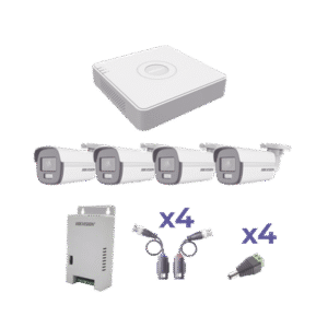 KIT COLORVU TURBOHD 1080p Lite / DVR 4 Canales / 4 Cámaras Bala (exterior 2.8 mm) / Transceptores / Conectores / Fuente de Poder Profesional KIT COLORVU TURBOHD 1080p Lite / DVR 4 Canales / 4 Cámaras Bala (exterior 2.8 mm) / Transceptores / Conectores / Fuente de Poder Profesional