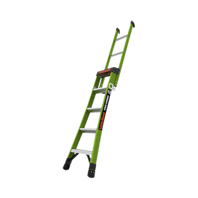Escalera de Tijera 3 en 1 de 1.5 Metros, Fibra de Vidrio (SKU13906-001). Hecha en E.U.A. (Versión 2.0)