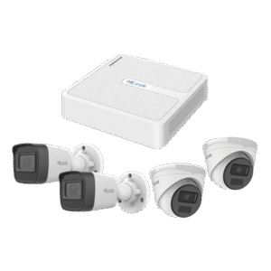 Kit IP 2 Megapixel / NVR de 8 Canales con 8 Puertos PoE / 2 Cámaras IP Bala para Exterior / 2 Cámaras IP Domo para Exterior