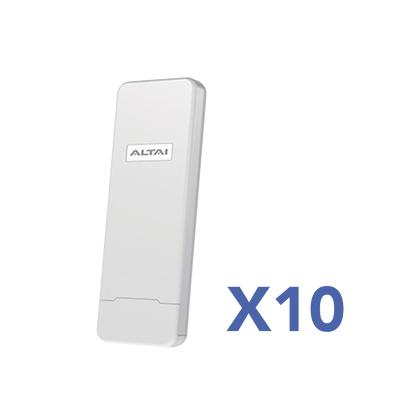 Paquete de 10 Puntos de Acceso C1N Super Wi-Fi, PTP y PTMP en 2.4 GHz , Con Antena Integrada Sectorial de 70°, Hasta 300 m de Cobertura, Antena de 10 dBi, Soporta Fichas-Vouchers. Administración en Nube Gratis con INSIGHTS Paquete de 10 Puntos de Acceso C1N Super Wi-Fi, PTP y PTMP en 2.4 GHz , Con Antena Integrada Sectorial de 70°, Hasta 300 m de Cobertura, Antena de 10 dBi, Soporta Fichas-Vouchers. Administración en Nube Gratis con INSIGHTS
