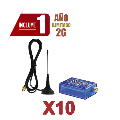 KIt de 10 Comunicadores de Alarma MINI012G con Antena 2G / Incluyen 1 Año de Cobertura / Aplicación Gratuita / Cero Configuración / Compatible Honeywell/DSC/CROW/PIMA KIt de 10 Comunicadores de Alarma MINI012G con Antena 2G / Incluyen 1 Año de Cobertura / Aplicación Gratuita / Cero Configuración / Compatible Honeywell/DSC/CROW/PIMA