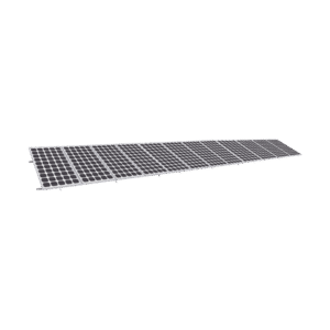 Montaje para Panel Solar, Riel "8" de 5400mm para Módulos con Espesor de 35mm, Velocidad de Viento Máx. 136km/h (20° a 45°) Montaje para Panel Solar, Riel "8" de 5400mm para Módulos con Espesor de 35mm, Velocidad de Viento Máx. 136km/h (20° a 45°)