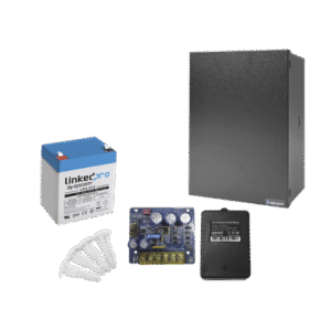 Kit con fuente PLB3 con salida de 12 Vcc a 4 Amper, incluye transformador y batería de 12 V a 5.5 Amper Kit con fuente PLB3 con salida de 12 Vcc a 4 Amper, incluye transformador y batería de 12 V a 5.5 Amper