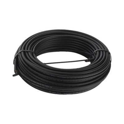 Kit de 2 rollos de 100 metros de cable fotovoltaico de cobre, rojo y negro, calibre 10 AWG (6mm²), Tipo PV, 1000/2000 V y 120°C.