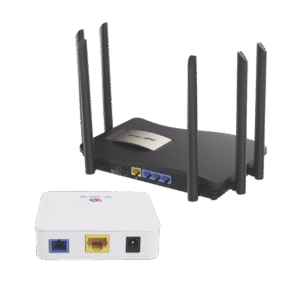 Kit 2 ONU Bridge V-Sol, Dual GPON/EPON con Router Home Mesh Ideal para distribuciones WISP de mayor cobertura Wi-Fi en Hogares y Oficinas