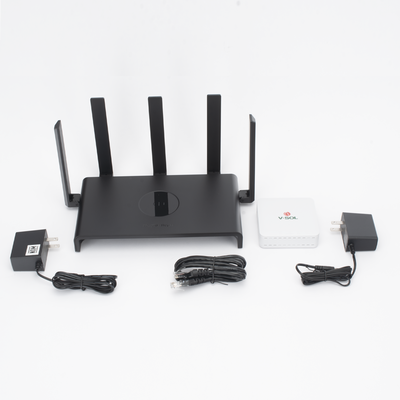 Kit 3 ONU Bridge V-Sol, Dual GPON/EPON con Router Home Mesh Ideal para distribuciones WISP de mayor cobertura Wi-Fi en Hogares y Oficinas