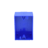 Caja trasera de montaje color azul para estaciones de parada STOPPER