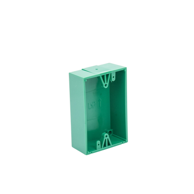 Caja trasera de montaje color verde para estaciones de parada STOPPER