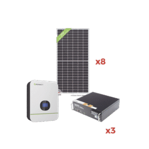 Kit de Energia Solar para Minisplit 110Vca Max.1400W