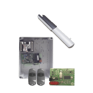 Kit de Operadores para Automatizar Portones Vehiculares Abatibles de 2 hojas / 3 m / 400 kg / Uso residencial