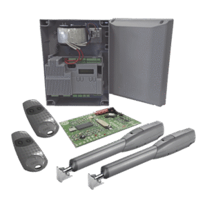 Kit de Operadores para Puertas Abatibles de hasta 3 Metros y 400 Kg ATS 3024 / Uso Intensivo