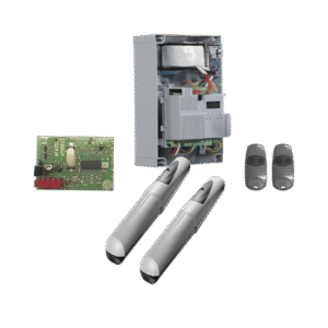 Kit de operadores AXO 3024 Para puertas Abatibles de hasta 3 Metros y 500 Kg de peso por hoja