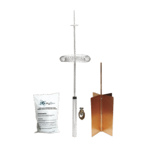 Kit Básico de Pararrayo con Punta Dipolo y Electrodo Tipo Rehilete. Instalación en Poste o Torre. Kit Básico de Pararrayo con Punta Dipolo y Electrodo Tipo Rehilete. Instalación en Poste o Torre.