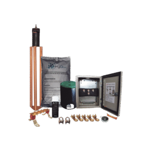 Kit de tierra Física Modelo TG45K con Electrodo Magnetoactivo 50 x 11.5 cm, Capacidad Max: 45 AMP