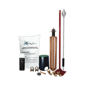Kit Pararrayo con Accesorios para Protección de Diámetro de 80 m. Kit Pararrayo con Accesorios para Protección de Diámetro de 80 m.