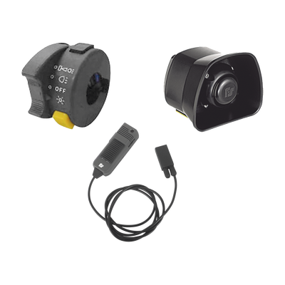 Kit Para Motocicleta FEDERAL SIGNAL , Sirena/Bocina de 30 Watt, Controlador y Micrófono Kit Para Motocicleta FEDERAL SIGNAL , Sirena/Bocina de 30 Watt, Controlador y Micrófono