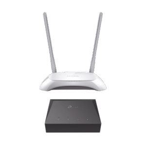 Kit de ONU Gigabit XZ000G3 con Router Inalámbrico WISP con Configuración de fábrica personalizable, 2.4 GHz, 300 Mbps, 4 Puertos LAN 10/100 Mbps, 1 Puerto WAN 10/100 Mbps, control de ancho de banda