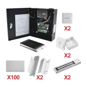 Kit de Control de Acceso con TARJETA para 2 Puertas / TODO INCLUIDO / Software IVMS4200 incluido Kit de Control de Acceso con TARJETA para 2 Puertas / TODO INCLUIDO / Software IVMS4200 incluido