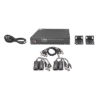 Kit de 4 canales de para transmisión de ALIMENTACION ( de 36 Vcc a 12Vcc ) y VIDEO (HD-TVI) a distancias de hasta 250 mts. Kit de 4 canales de para transmisión de ALIMENTACION ( de 36 Vcc a 12Vcc ) y VIDEO (HD-TVI) a distancias de hasta 250 mts.