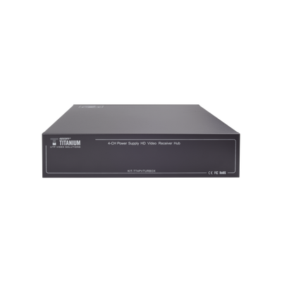 Kit de TRANSCEPTOR ACTIVO DE 4 CANALES / VIDEO+PODER en un solo Cable UTP / 150 metros en 4K, 200 metros en 5 MP/ Envía 36 Vcc y Recibe 12 Vcc / TODO INCLUIDO PARA RACK / Compatible con cámaras HD-TVI/CVI/AHD/CVBS / INSTALACIÓN LIMPIA Kit de TRANSCEPTOR ACTIVO DE 4 CANALES / VIDEO+PODER en un solo Cable UTP / 150 metros en 4K, 200 metros en 5 MP/ Envía 36 Vcc y Recibe 12 Vcc / TODO INCLUIDO PARA RACK / Compatible con cámaras HD-TVI/CVI/AHD/CVBS / INSTALACIÓN LIMPIA