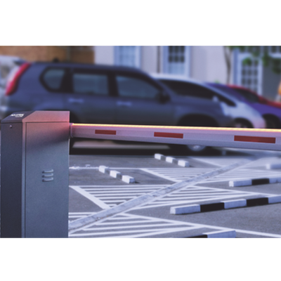 Kit COMPLETO Barrera Izquierda XB / 3M / Iluminacion LED Rojo-Verde / Incluye Sensor de masa, Transformador, Lazo, Ancla, Fotoceldas y 2 Controles Inalámbricos