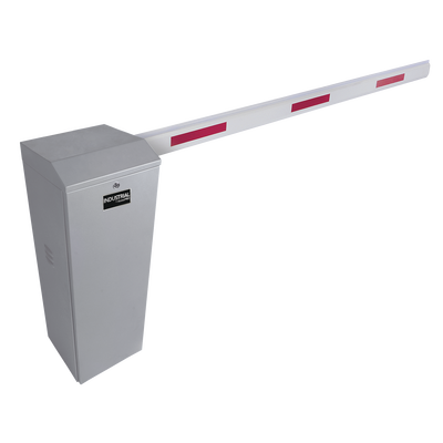 Kit de Barrera Vehicular Derecha Color Gris y Brazo de 3 m Kit de Barrera Vehicular Derecha Color Gris y Brazo de 3 m