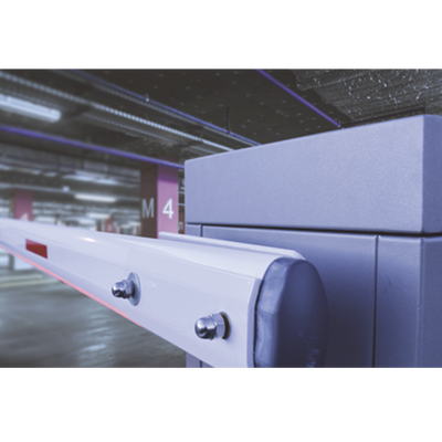 Kit COMPLETO Barrera Izquierda XB / Brazo telescópico 3.6 ~ 5.5 M / Incluye Sensor de masa, Transformador, Lazo, Ancla, Fotoceldas y 2 Controles Inalámbricos