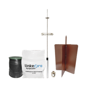 Kit pararrayo LinkedPro básico. Ideal para la protección de mástiles y postes. Kit pararrayo LinkedPro básico. Ideal para la protección de mástiles y postes.