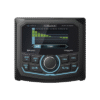 Estéreo marino sumergible IP66, con pantalla de 2.7 pulgadas, conexión Bluetooth, iluminación multicolor variable, con entrada USB