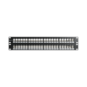 Patch Panel UTP Keystone de 48 puertos Modular (Vacío) , Plano, 2UR, compatible con Jacks Keystone UTP Z-MAX® y MAX® Patch Panel UTP Keystone de 48 puertos Modular (Vacío) , Plano, 2UR, compatible con Jacks Keystone UTP Z-MAX® y MAX®