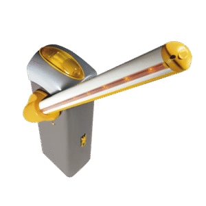 Kit de barrera GARD 4 con mástil Italiano / Izquierda y derecha configurable en campo / Incluye Iluminación LED Rojo/Verde / Pluma de 3.75 m / Cúpula con iluminación LED / Resorte Rojo CAME