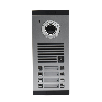 Frente de calle para 8 Apartamentos, compatible con monitores de 4 hilos, expandible a 20 o 32 deptos. Frente de calle para 8 Apartamentos, compatible con monitores de 4 hilos, expandible a 20 o 32 deptos.