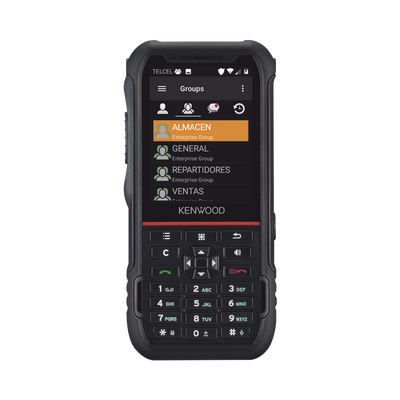 Smartphone con PTT, MIL-STD-810, 4G/LTE, WiFi, GPS, Bluetooth, IP68, Gorilla Glass 1, Intrínseco