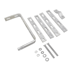 Herraje para Sujeción de Escalerilla a Pierna de Torre SSV (3 1/2"). Herraje para Sujeción de Escalerilla a Pierna de Torre SSV (3 1/2").
