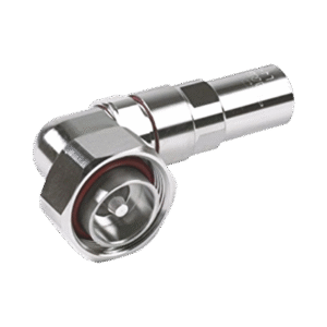 Conector DIN 7-16 Macho en Ángulo Recto para LDF4-50A, PIN Cautivo Conector DIN 7-16 Macho en Ángulo Recto para LDF4-50A, PIN Cautivo