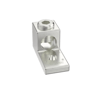 Terminal tipo Lengüeta Recta de Aluminio con Agujero 1/4", y Barril para Cable #14 - 2/0 AWG Terminal tipo Lengüeta Recta de Aluminio con Agujero 1/4", y Barril para Cable #14 - 2/0 AWG