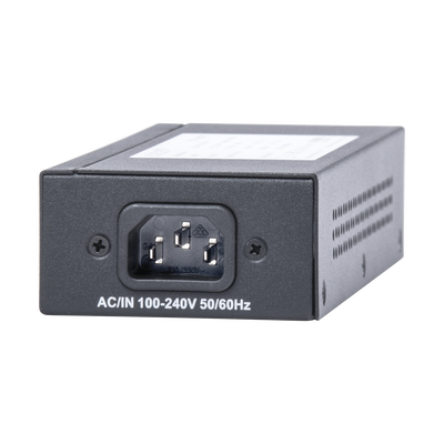 Inyector Super Hi-PoE / 56 Vcc / 60 Watts / Para Domos HIKVISION PTZ / IP (-AE / DE) / Soporta 802.3 af / at / Para Aplicaciones de CCTV