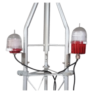 Lámpara de Obstrucción Doble tipo L-810 (Certificada). Voltaje de operación: 110 Vca.