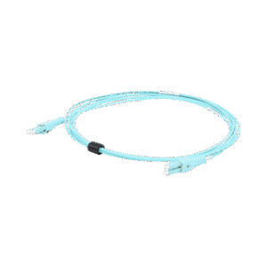 Jumper de Fibra Óptica BladePatch LC-LC Duplex, Multimodo 50/125 OM4, OFNR, Color Aqua, 3 Metros