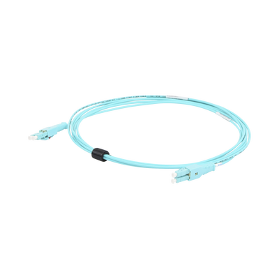 Jumper de Fibra Óptica BladePatch LC-LC Duplex, Multimodo 50/125 OM4, OFNR, Color Aqua, 3 Metros Jumper de Fibra Óptica BladePatch LC-LC Duplex, Multimodo 50/125 OM4, OFNR, Color Aqua, 3 Metros