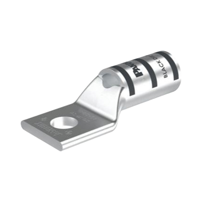 Zapata de compresión LCA2/0-56-X para cal. 2/0 Awg, Barreno para tornillo prisionero de 5/16, 10 Pz Zapata de compresión LCA2/0-56-X para cal. 2/0 Awg, Barreno para tornillo prisionero de 5/16, 10 Pz