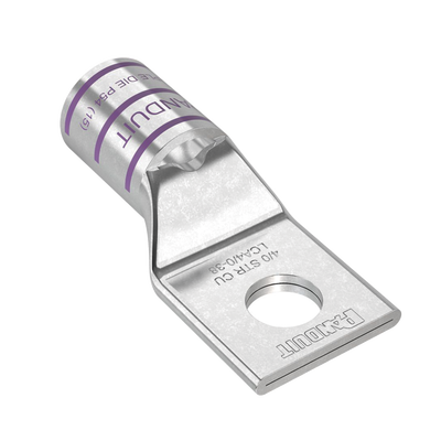 Zapata de Compresión de Cobre con Orificio 3/8", para Cable 4/0 AWG. 10 Piezas