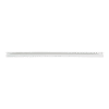 Canaleta LD10 de PVC rígido, con cinta adhesiva para instalación sin herramientas, de 38.4 x 24 x 1828.8 mm, Color Blanco
