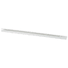 Canaleta LD10 de PVC rígido, con cinta adhesiva para instalación sin herramientas, de 38.4 x 24 x 1828.8 mm, Color Blanco