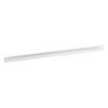 Canaleta LD10 de PVC rígido, con cinta adhesiva para instalación sin herramientas, de 38.4 x 24 x 1828.8 mm, Color Blanco