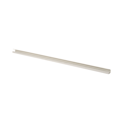 Canaleta LD5 de PVC rígido, con cinta adhesiva para instalación sin herramientas, 26 x 15 x 1828.8 mm, Color Blanco Mate