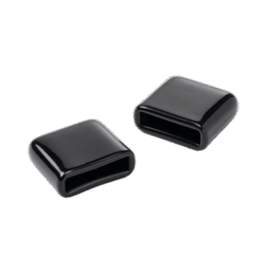 Kit de Tapas Finales Para Escalerilla, de Vinilo, Color Negro